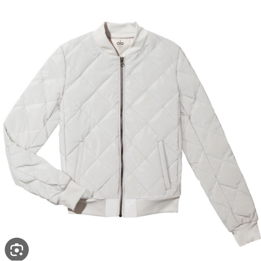 Alo reflective bomber jacket